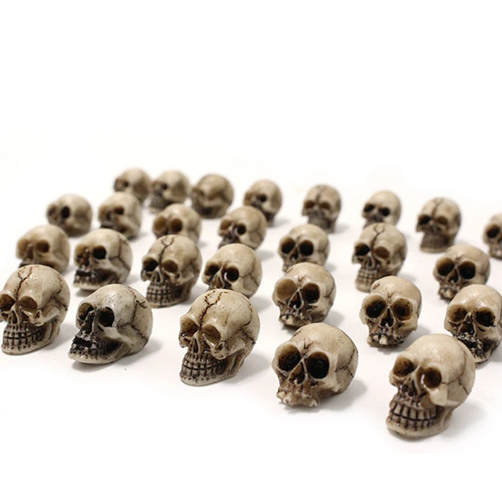 20Pcs Skeleton Statues Ornament Decorative Halloween Decorative Skeleton Model Creative Festival Theme Party Haunted House Decor