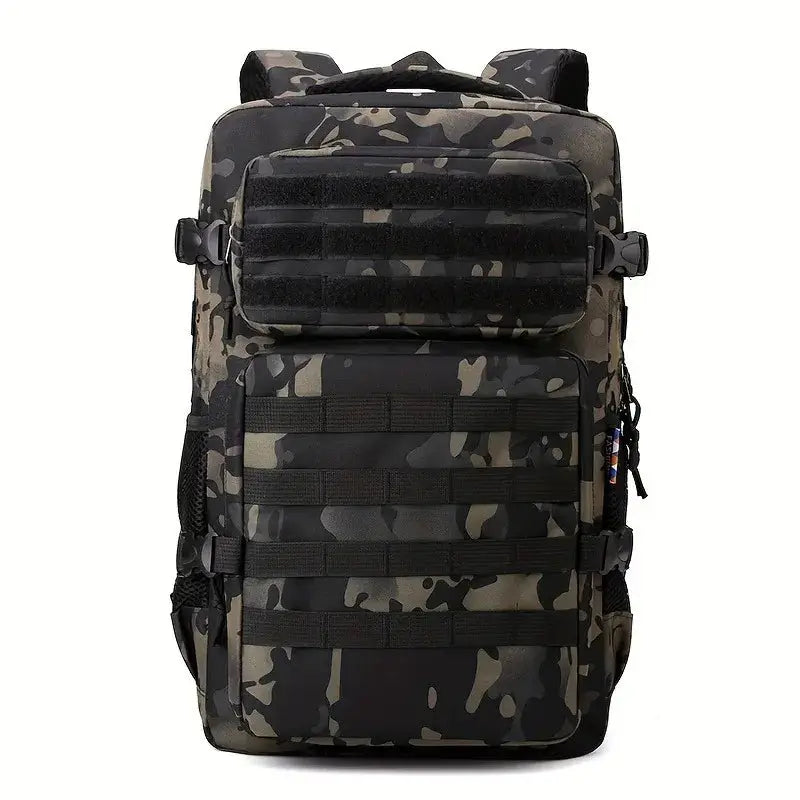 Tactical Camouflage Backpack, Hiking, Camping, Large Capacity Outdoor Sports