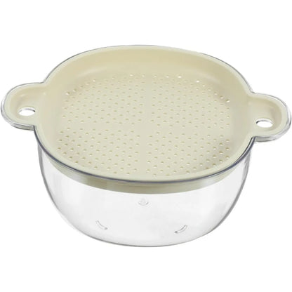 Produce Basket Vegetable Fruit Washing Drain Kitchen Sink Strainer Bowl