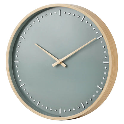 Modern Abstract Wall Art Clock - 11.5 Inch Oversized Canvas Print, Silent Sweep, Contemporary Home Office Decor