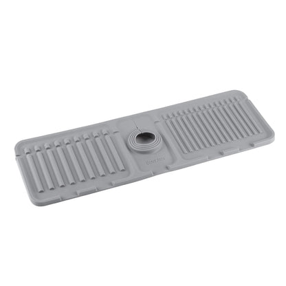 Silicone Drip Catcher Tray Quick Dry Water Catcher Mat Multi-Purpose Faucet Drainage Pad Drying Mat for Kitchen Bathroom