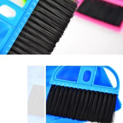 Mini Desktop Cleaning Brush Keyboard Brush Small Broom Dustpan Shovel Set Desktop Cleaning Tool