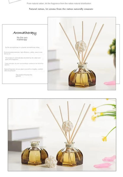 50ml Flameless Aromatherapy Essential Oil Vine Aromatherapy Ornament Expansion Liquid Bathroom deodorizer Home Decoration