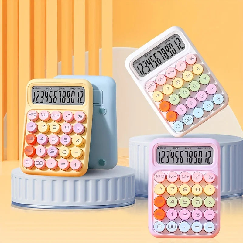 12-digit large LCD Display Large Buttons Flexible Keyboard Calculator