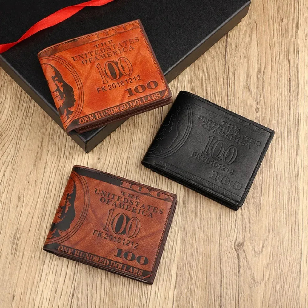Wallets With 100 US Dollar Pattern
