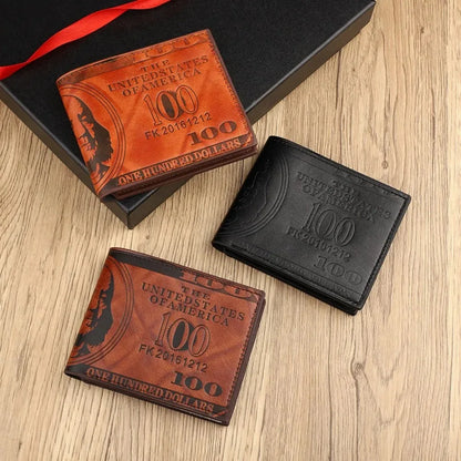 Wallets With 100 US Dollar Pattern