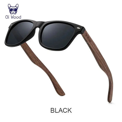 Natural Wooden Classic Sunglasses Polarized Mirrored UV400