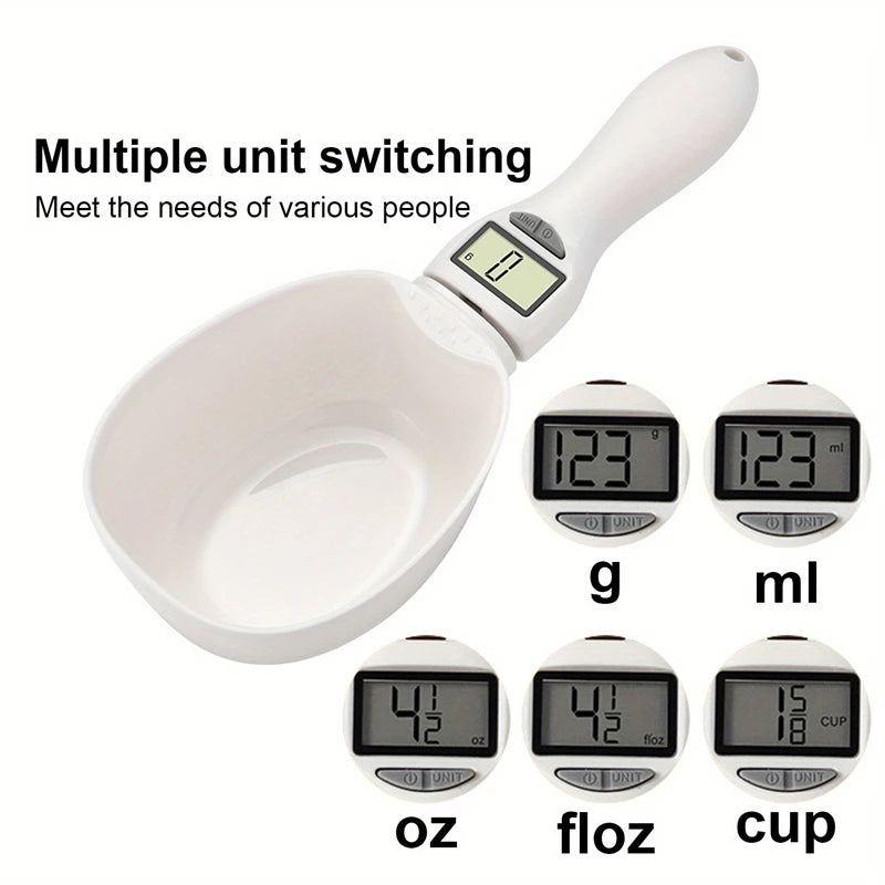 Kitchen Electronic Food Measuring Spoon Scale LCD Digital Electronic Spoon Scale For Pet Food Measuring Spoon Kitchen Tool
