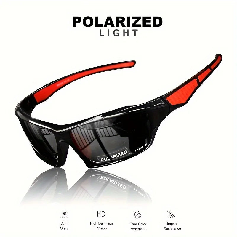 Polarized UV400 Mirrored Sunglasses Lightweight Cycling Driving Outdoors
