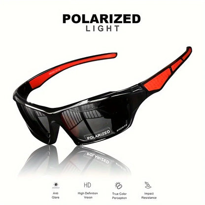 Polarized UV400 Mirrored Sunglasses Lightweight Cycling Driving Outdoors