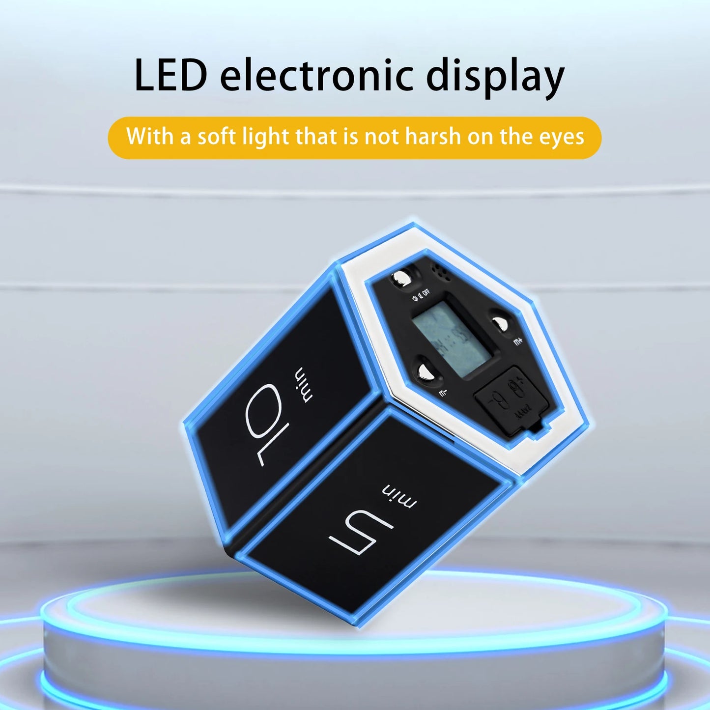 Kitchen Digital Timer Learning Self-discipline Reminder 15 Seconds Long Prompt Timing Study Exercise Gadgets Accessories