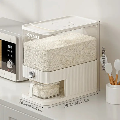 1 storage container for grains and rice, large-capacity grain storage container, household reusable rice bucket with pest and mo