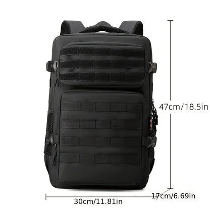 Tactical Backpacks Men's Camouflage Backpack, Hiking And Camping Backpack, LargeCapacity Multi-layer Outdoor Sports Backpack