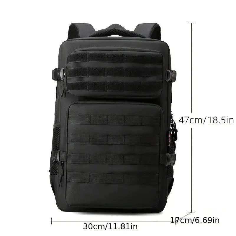 Tactical Camouflage Backpack, Hiking, Camping, Large Capacity Outdoor Sports