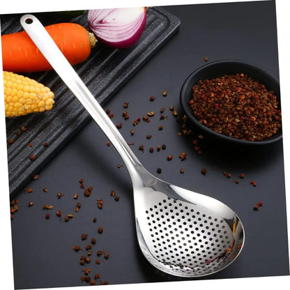 Fried Food Colander Filter Spoon Kitchen Tool Strainer Serving Bowl for Restaurant