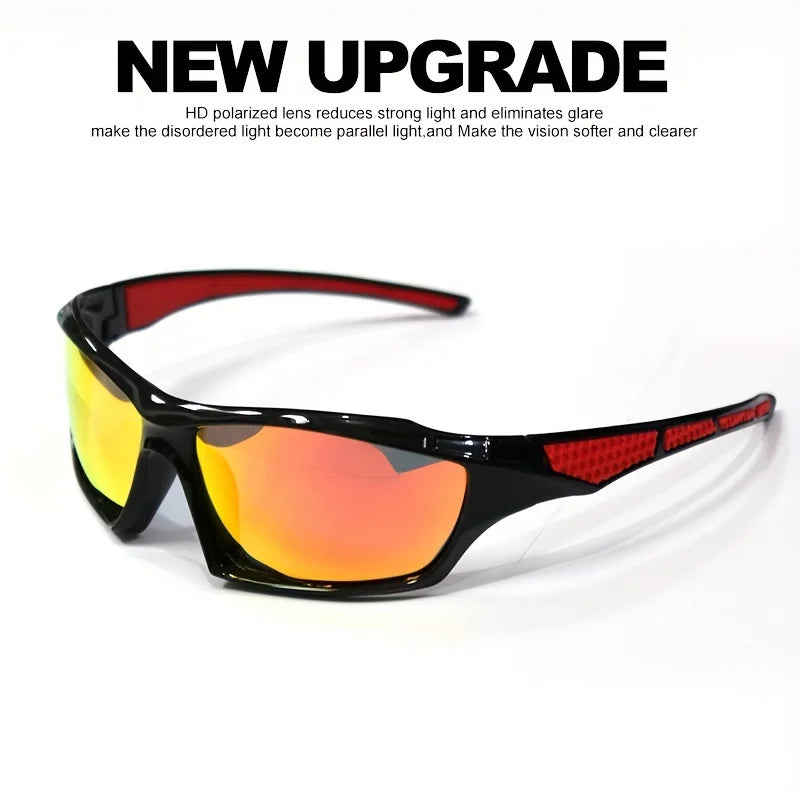 Polarized UV400 Mirrored Sunglasses Lightweight Cycling Driving Outdoors