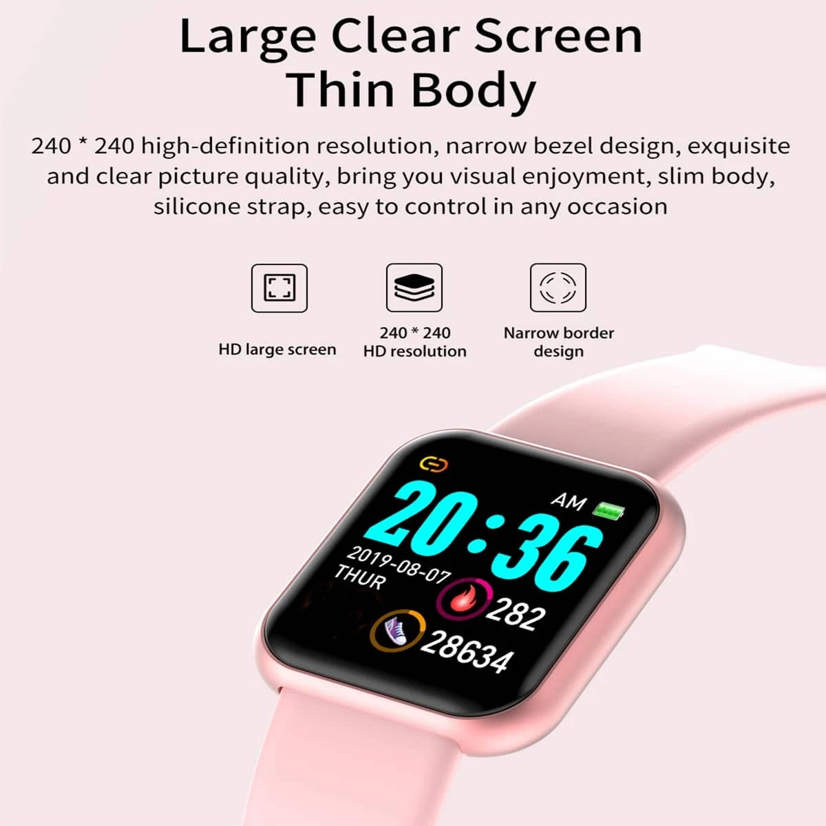 Multifunctional Smart Watch Bluetooth Connected Phone Music Player Fitness Sport Bracelet Sleep Monitor D13 Smartwatch