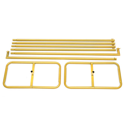 Gold Wedding Decoration Arch Door Square Metal Flower Rack with Bases Background Decorative Frame Party Wedding Supplies