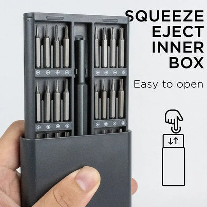 25/63 in 1 Magnetic Precision Screwdriver Set Mini Tools Kit for Mobile Phone PC Repair Professional Hardware with Torx Hex Bits