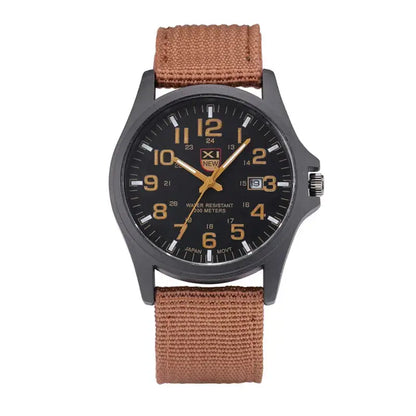 Sports Watch Quartz Nylon Band with Date