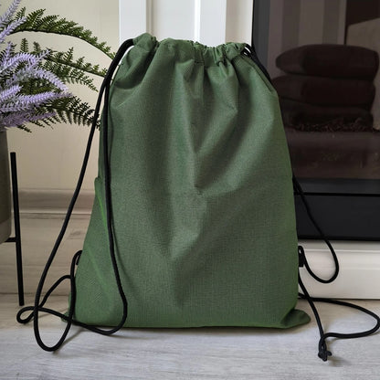 Foldable Drawstring Backpack Lightweight Sports Gym Bag Travel School Sackpack