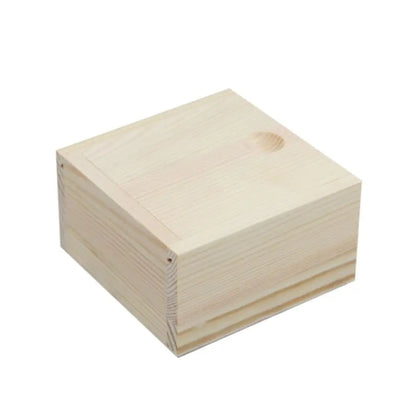 Jewelry Case With Slide Top for Jewelry Organizer Container Wooden Box Storage Box