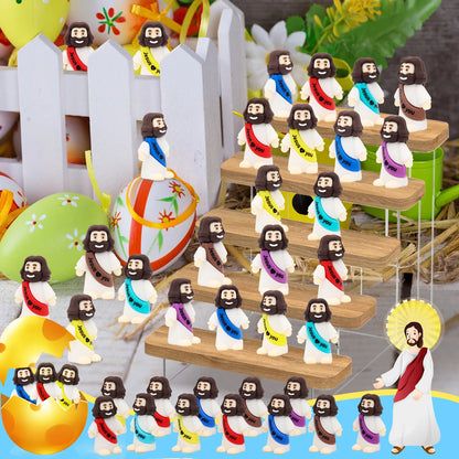 50pcs mini Jesus ornaments Jesus statues desktop decorations party gifts decorations savior Easter Christmas gifts