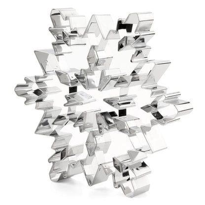 3D Snowflake Cake Mold Stainless Steel Baking Mold Multipurpose  Kitchen Baking Tools Snowflake Cake Mold