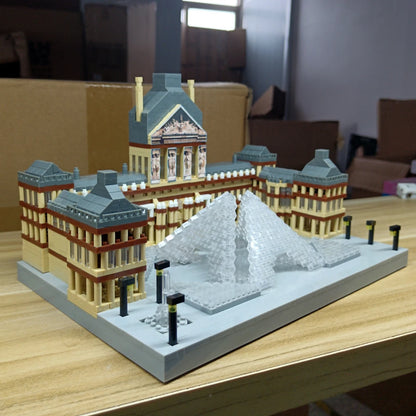 Eiffel Tower Paris Architectural Micro Mini Model Building Blocks Toy : Enhance Your Office Decor, Boost Hand Skills Gift