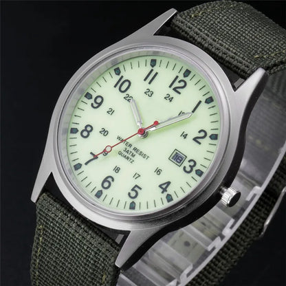 Casual Sports Watch Quartz Silicone Band