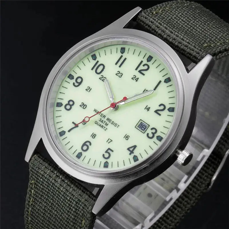 Casual Sports Watch Quartz Silicone Band