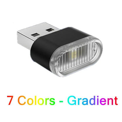 Car Mini-USB LED Atmosphere Lighting Universal PC Portable Plug and Play