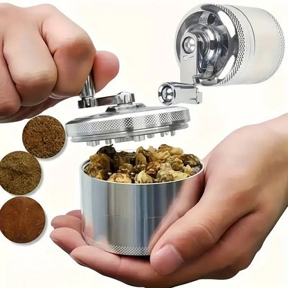 Handheld Kitchen Spices Grinder For Nutmeg, Ginger, Rock Salt & Peppercorns, Manual Crusher Tool For Seasoning & Cooking Needs