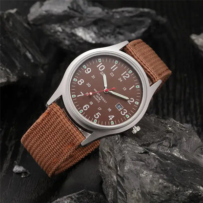 Casual Sports Watch Quartz Silicone Band