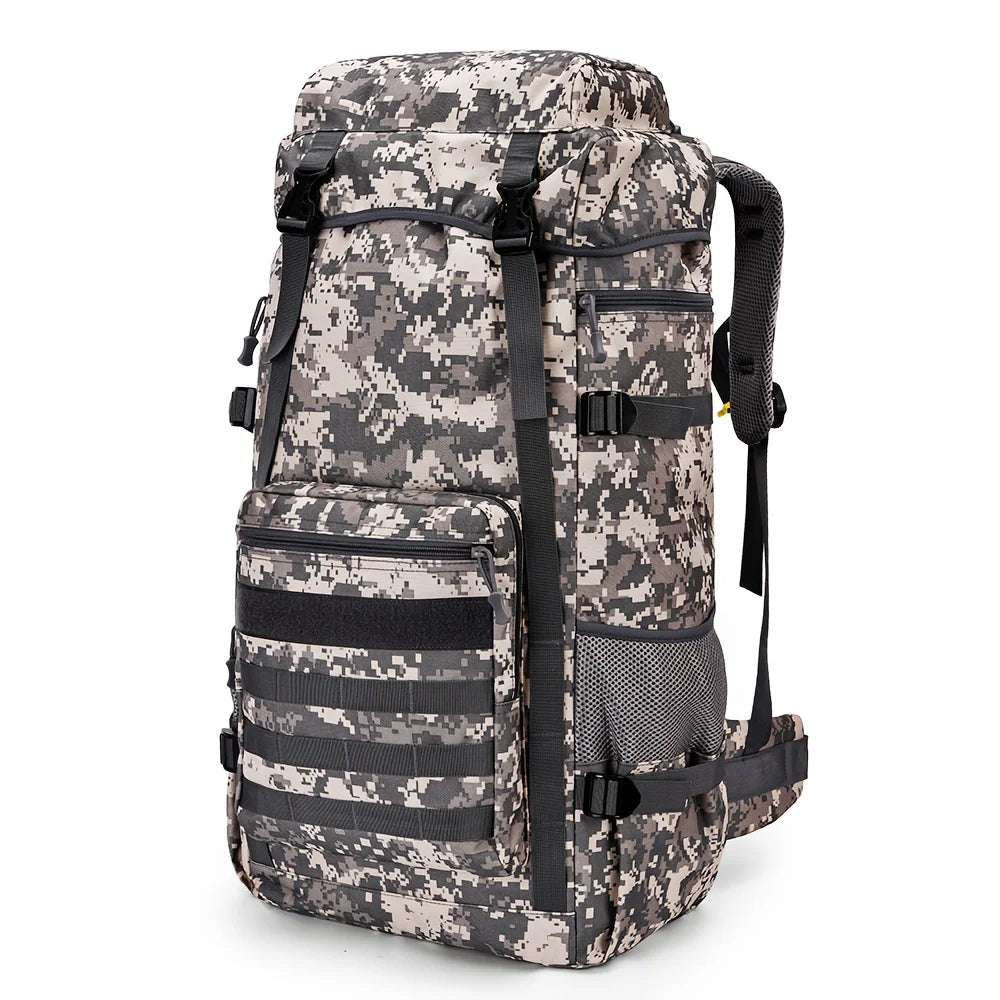 Outdoor Multi-Function Tactical Backpack Oxford Cloth Wear-Resistant Large Capacity Hiking and Camping
