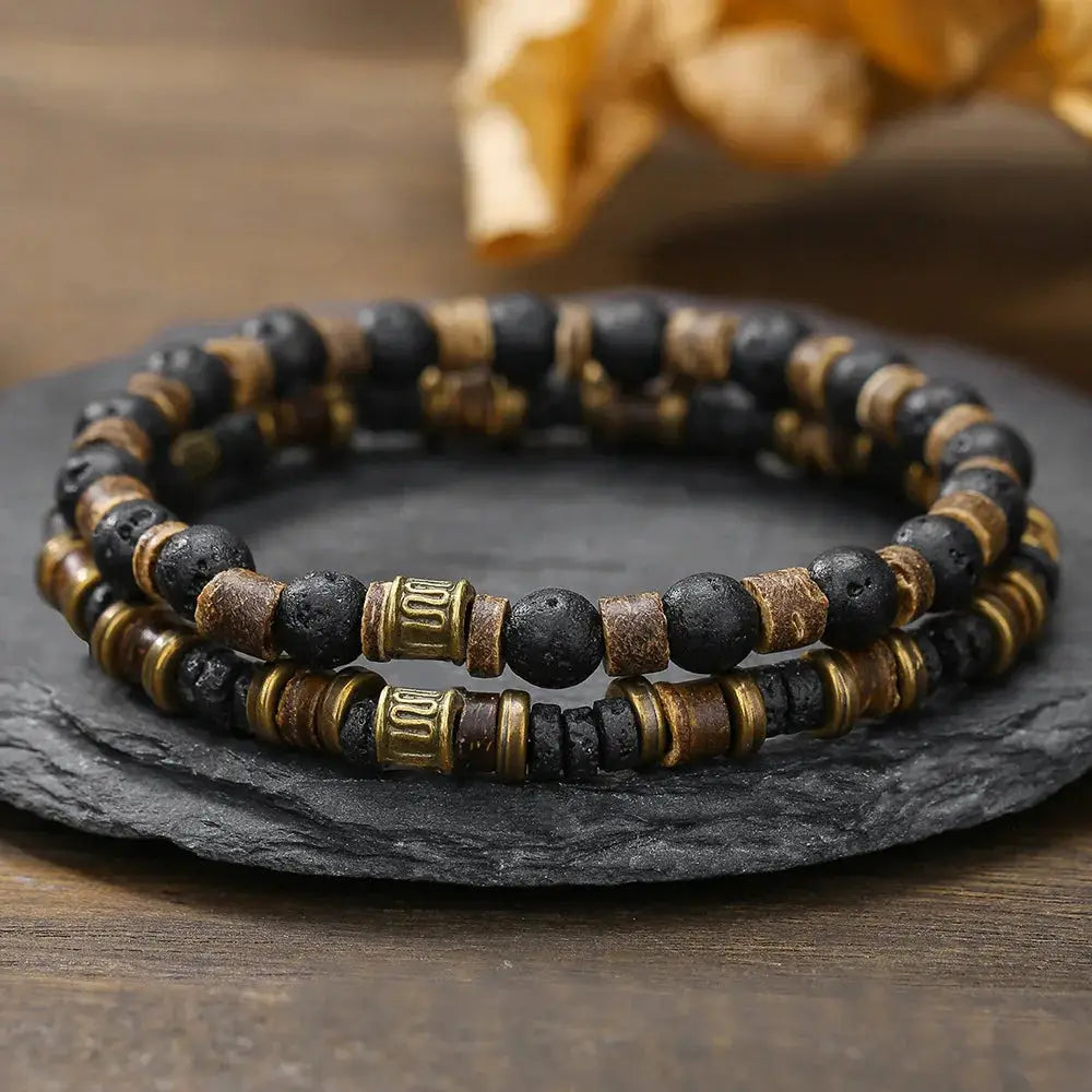 1PC Vintage Shells Beads Stones Bracelet Jewelry
