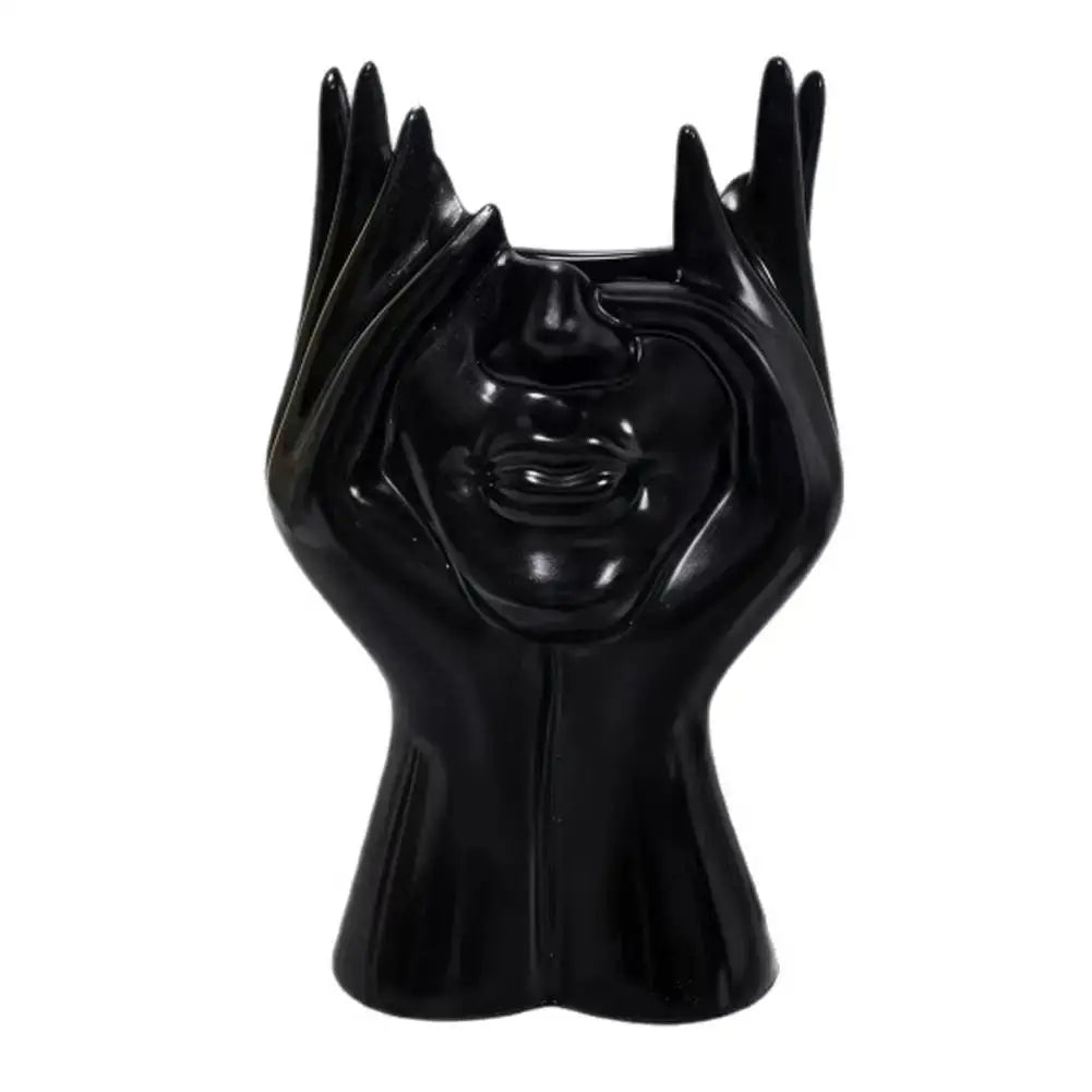 1 OR 2PCS Abstract Human Face Art Styling Office Supplies Desktop Multifunctional Storage Pen Holder Makeup Brush Holder Decoration