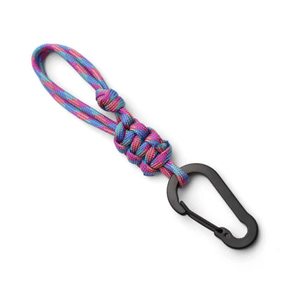 Paracord Water Bottle Buckle Carabiner Keychain Outdoor Kettle Holder Clip Hook