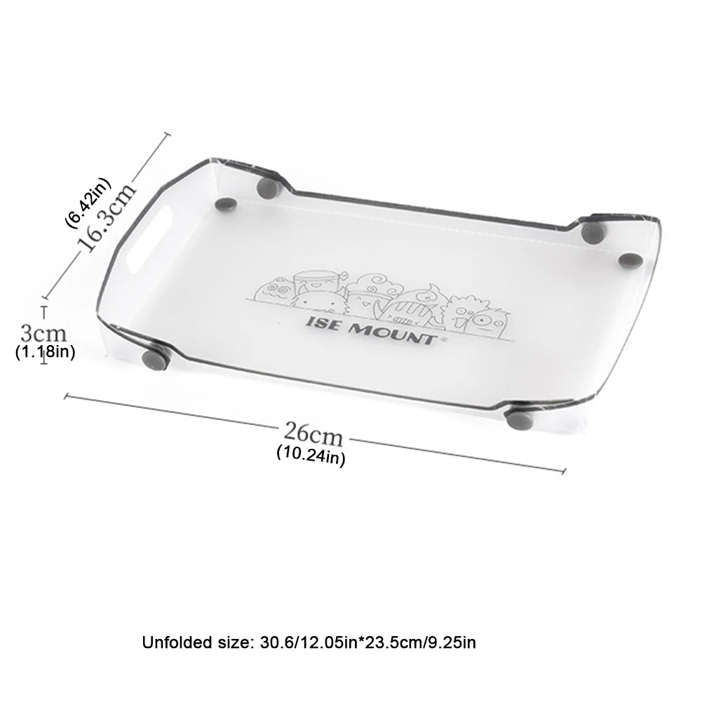 1/2Pcs Folding Mini Camping Table Ultralight Food-Grade PP Board Folding Table and Tray For Outdoor Camping Hiking Picnic Gadget