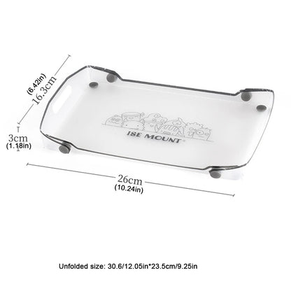 1/2Pcs Folding Mini Camping Table Ultralight Food-Grade PP Board Folding Table and Tray For Outdoor Camping Hiking Picnic Gadget