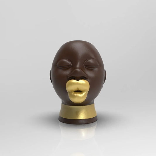 Decoration Big Lips Black Creative Home Decoration Art Sculpture Resin Decoration Gift Home Decoration Gift