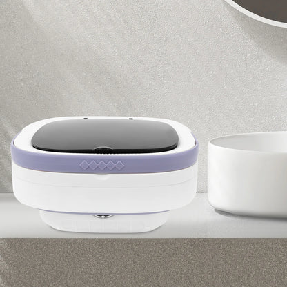 Mini Foldable Washing Machine 12L Capacity Pure Copper Motor 3 Washing Modes Easy To Move for Baby Clothes Underwear