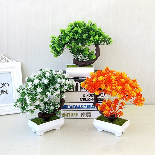 Simulation Fake Potted Bonsai Tree Artificial Plant DeskOrnament ArtificialPlant
