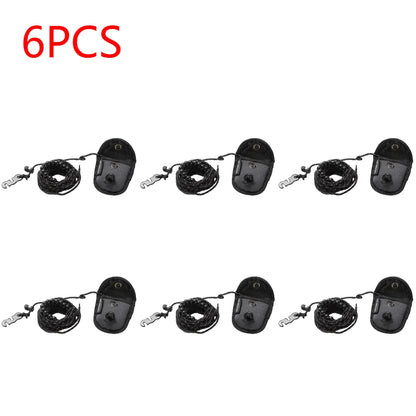 1-10Pcs Outdoor Camping Stretch Clothesline w/ 12 Clips 3M Windproof Elastic Hanging Laundry Clothes Line For Hotel Trip Cruise