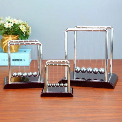 Newtons Cradle Balance Balls Teaching Supplies Physics Science Pendulum Desk Toy Science Physics Gadget for Home and Office