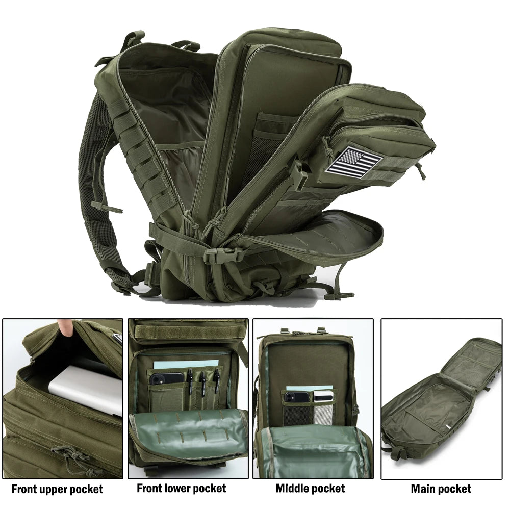 30/50L Tactical Backpacks Hiking Outdoor Survival Bags Trekking Hunting Bag