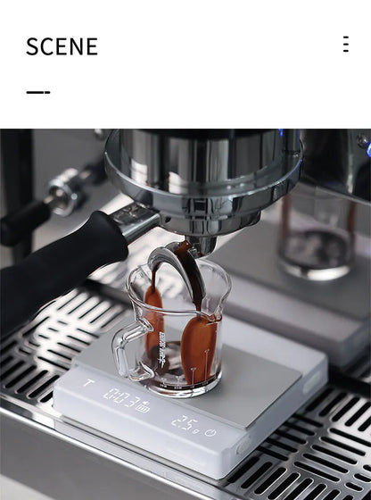 MHW-3BOMBER Digital Kitchen Coffee Scale High Precision Cyclic Rechargeable Espresso Electronic Scale Home Barista Accessories