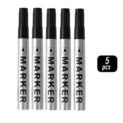 Permanent Paint Markers Waterproof Black Quick Drying Oil Based Pen