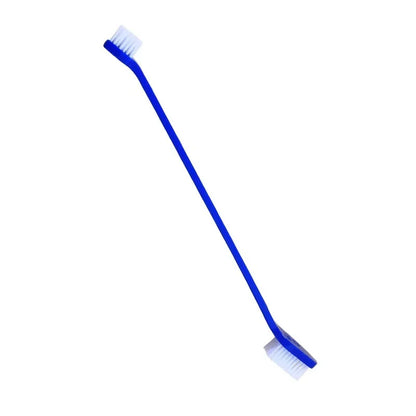 5pcs/set Long Handle Pet Toothbrush Double-head Dog Toothbrushes Oral Care Dog Teeth Cleaning Soft Hair Cat Toothbrush