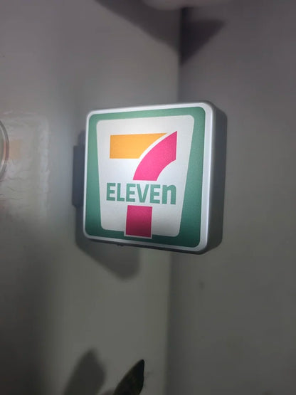 New Home Accessories Japan 711 Family Lawson Light Sign Fridge Magnets Creative Miniature DIY Magnetic Decorations